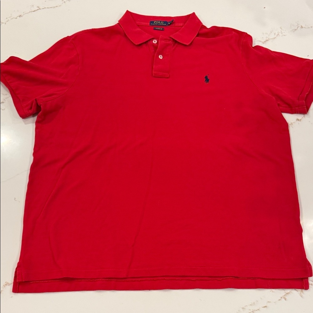 Polo by Ralph Lauren Classic Red Polo Shirt